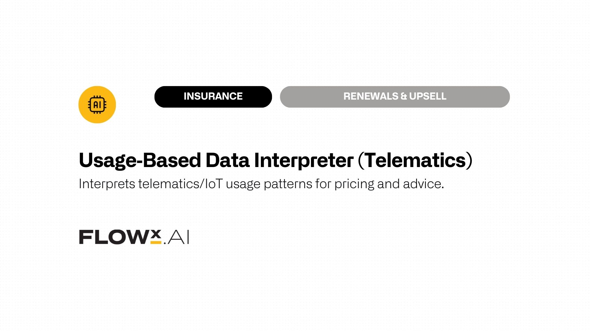 Usage‑Based Data Interpreter (Telematics)