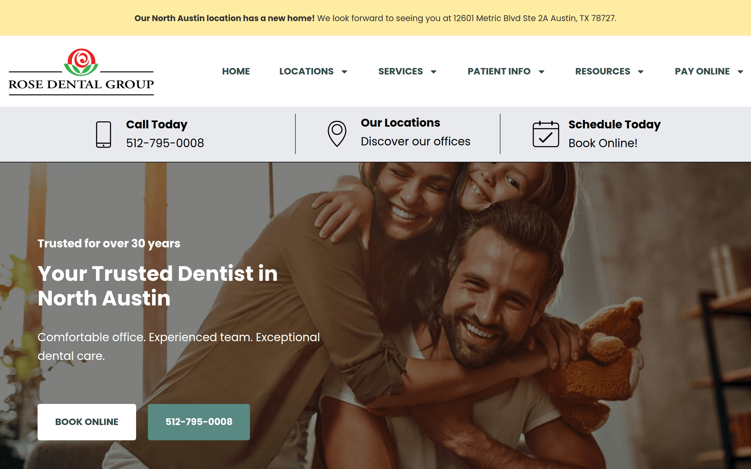 Rose Dental Group Screenshot