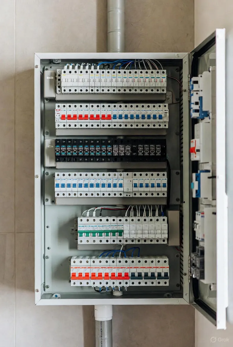 Cuadro eléctrico renovado y mejor organizado para mayor seguridad