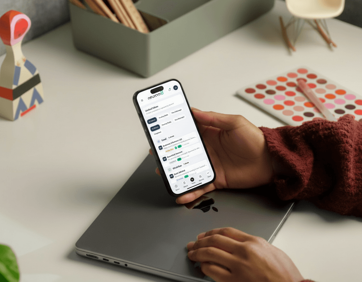 A mockup of Freelio's mobile app