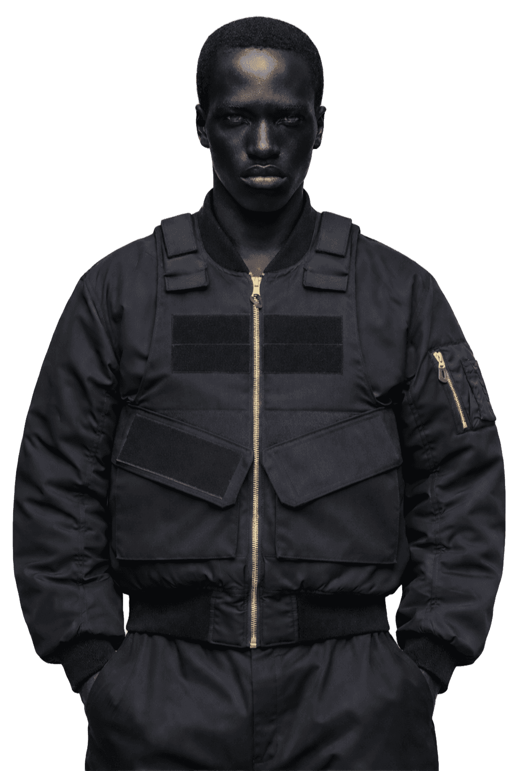 full image of a brown corduroy jacket