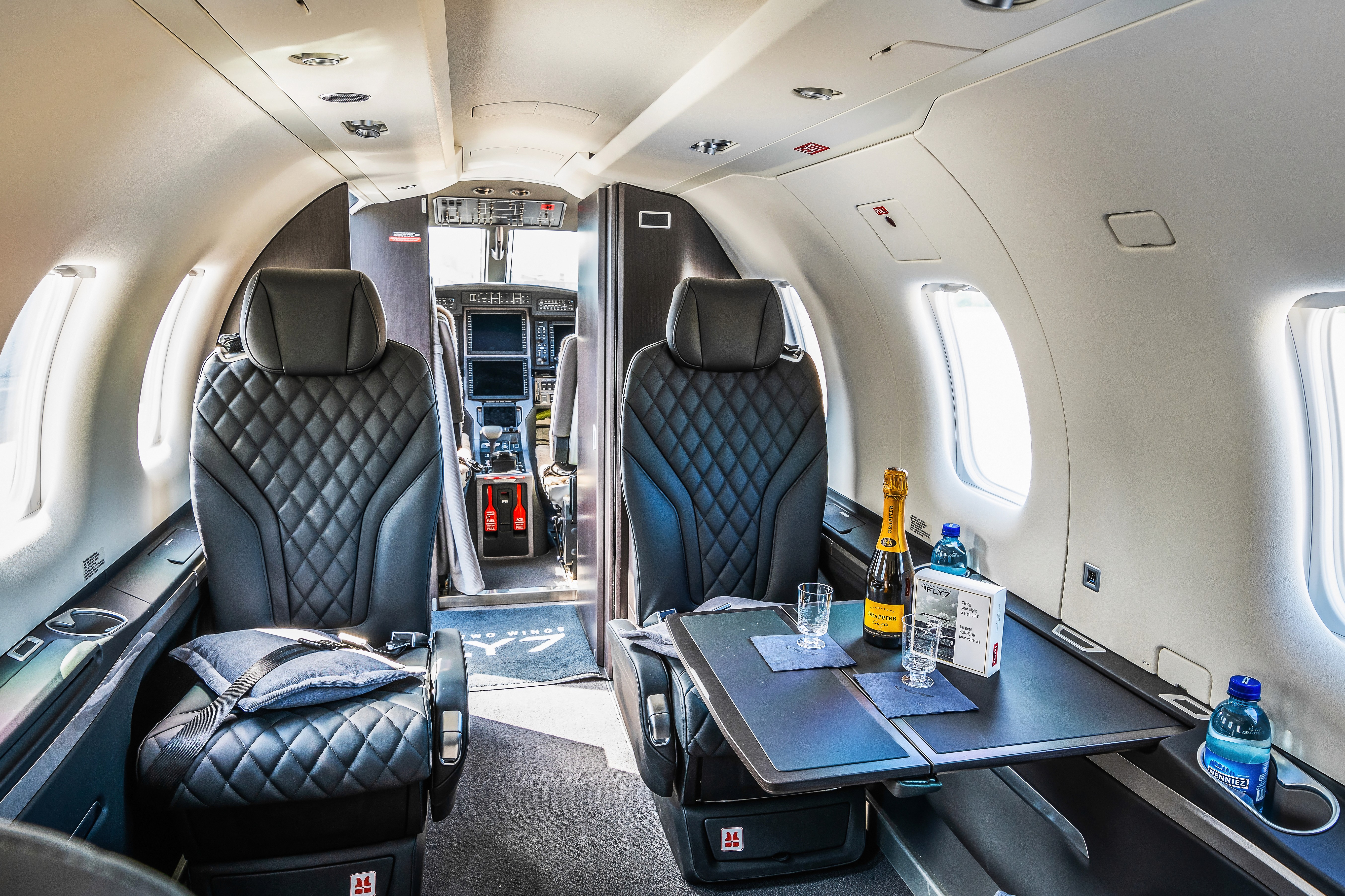 Pilatus PC-12 interior