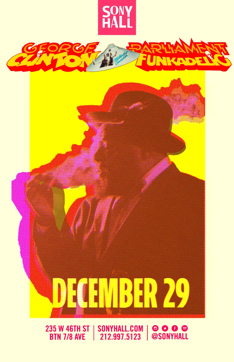 George Clinton & P-Funk print poster.