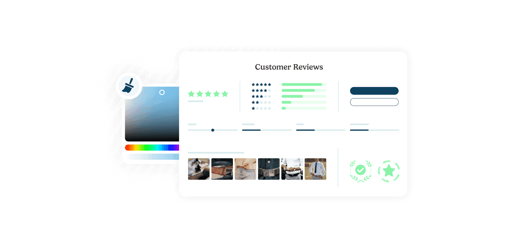Live widget preview