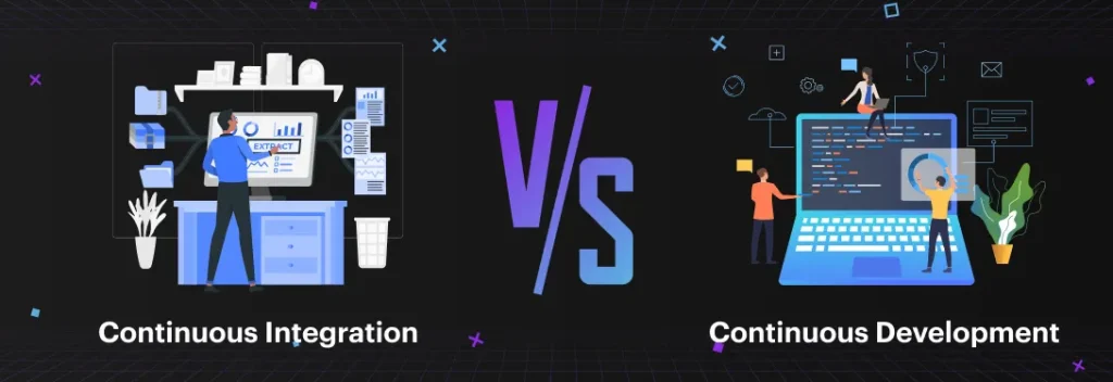 Continuous integration vs continuous development