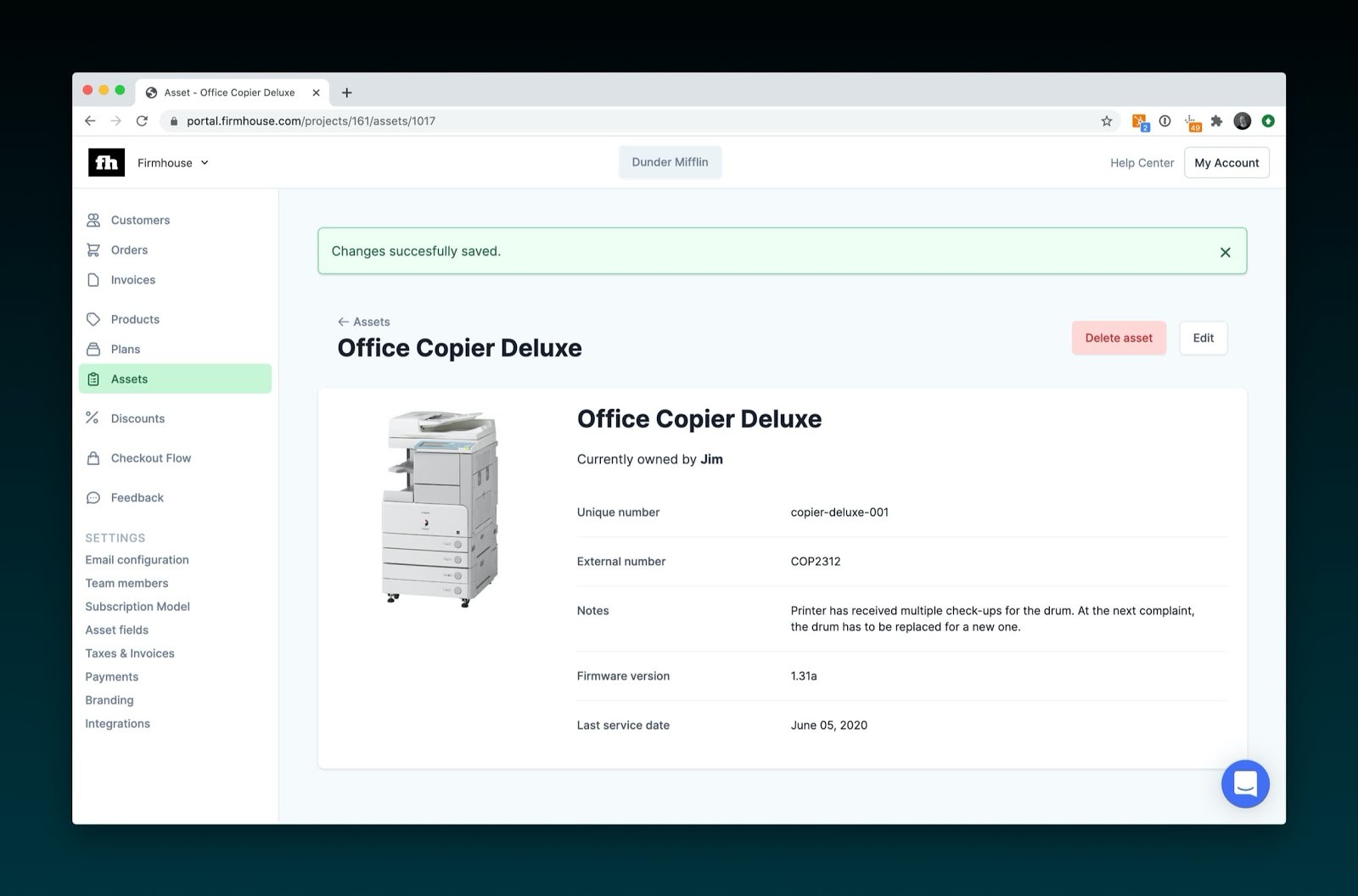 Printer subscription