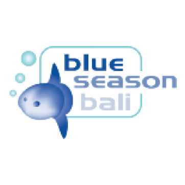blue season bali dive center scuba diving center indonesia company logo
