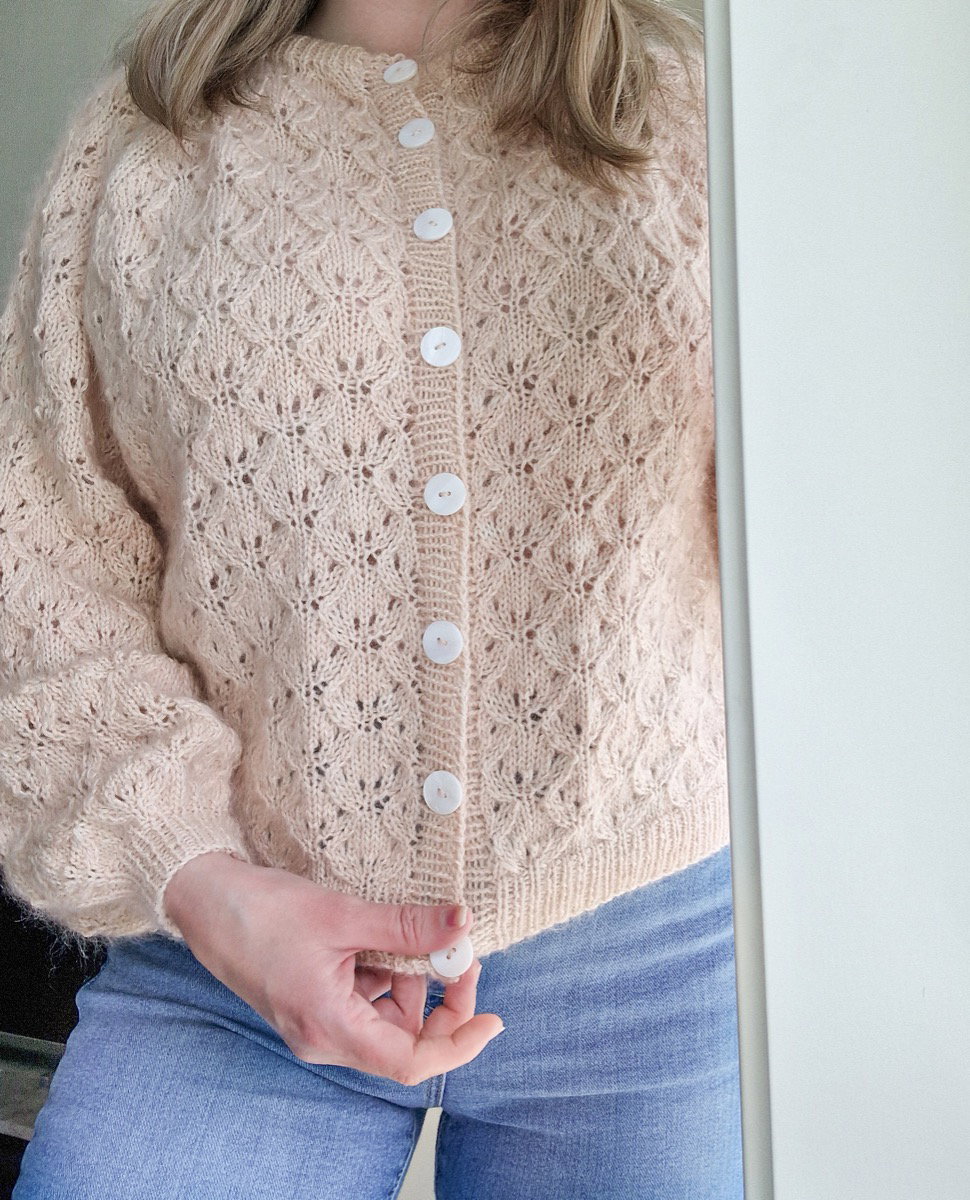 Inez Cardigan Mysize knitting pattern by Trudeknits