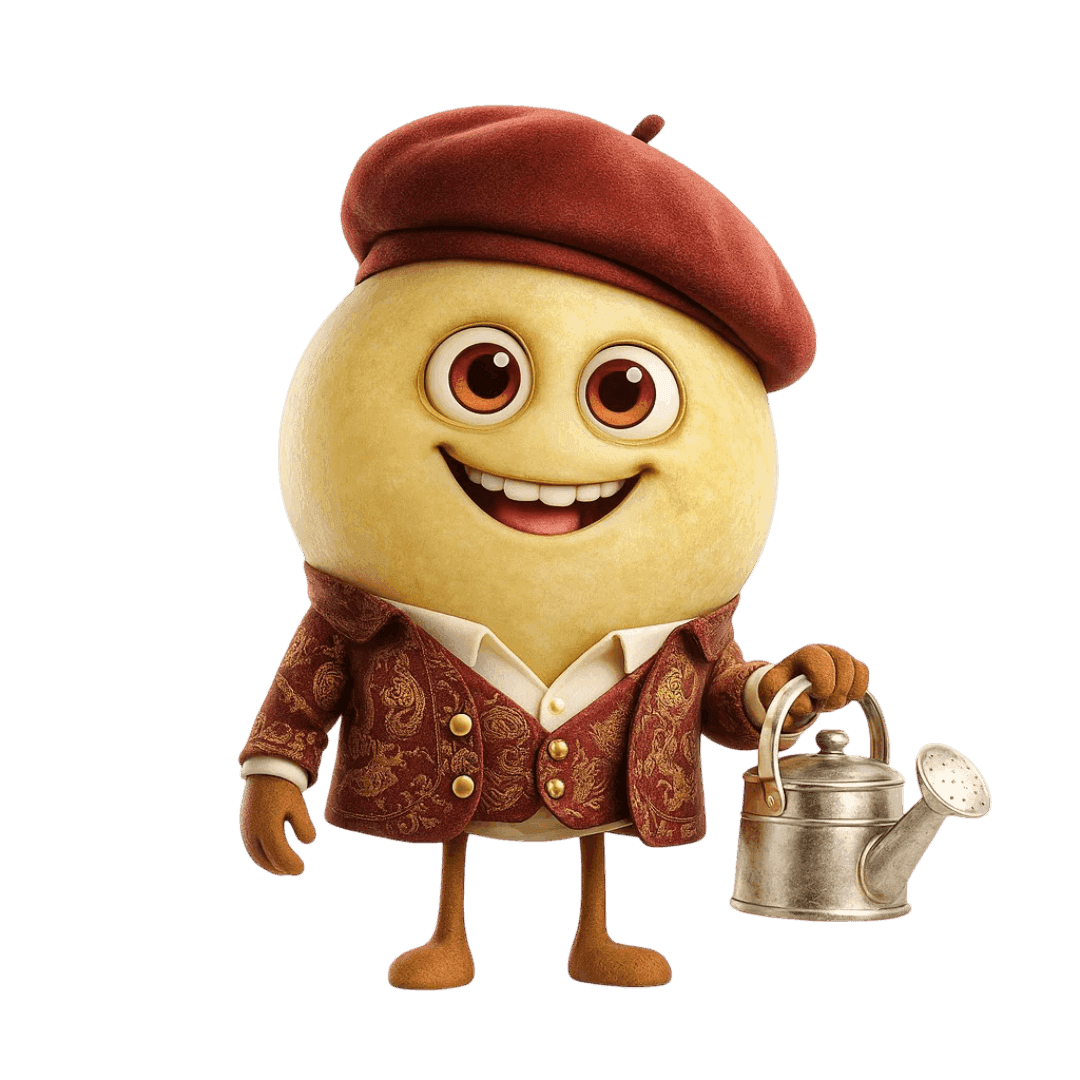 Gewürztraminer grape berry illustration for wine education.