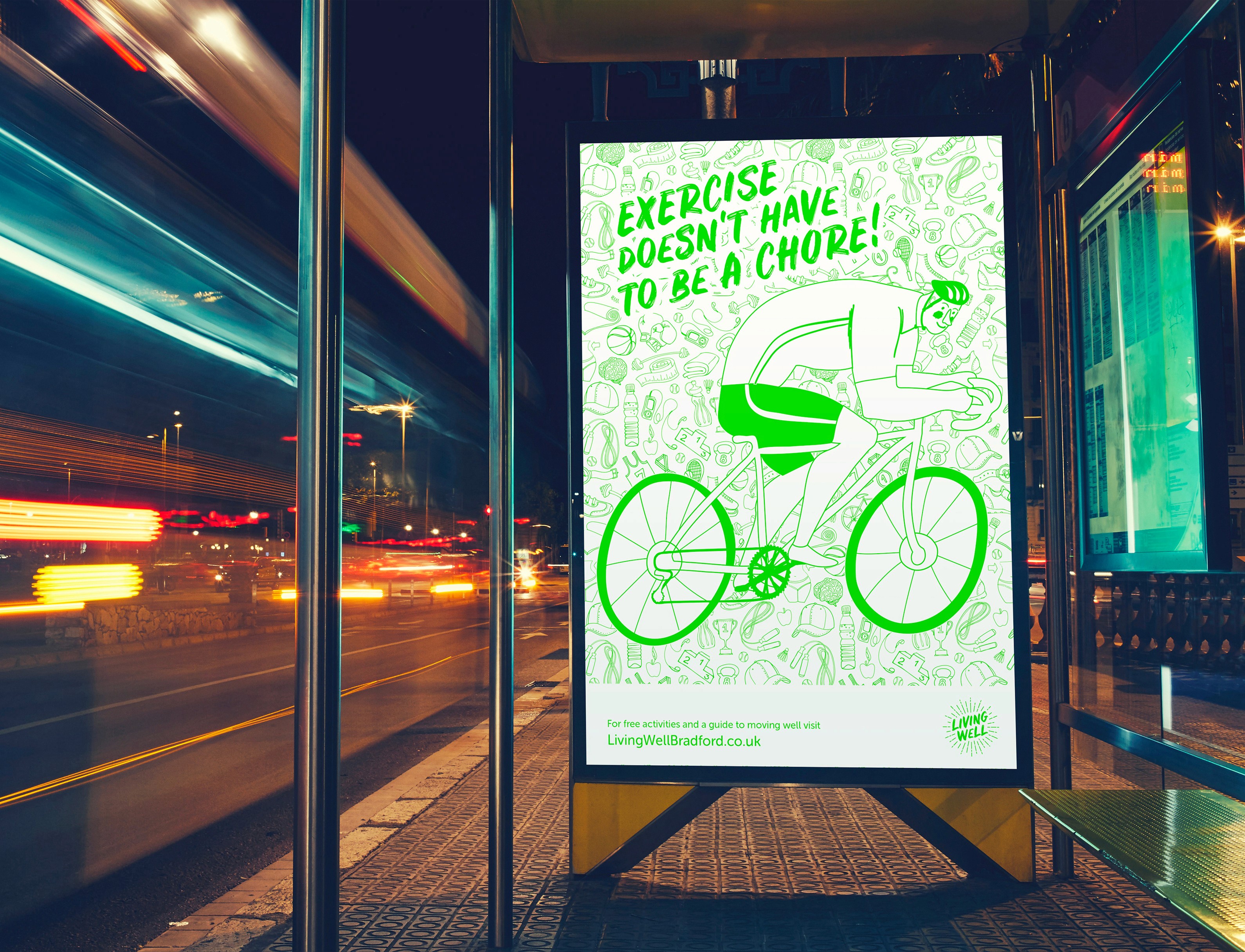 Living Well Bradford Campaign Poster