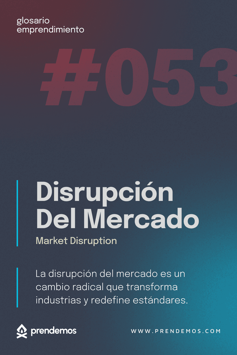 Qué es la Disrupción del mercado