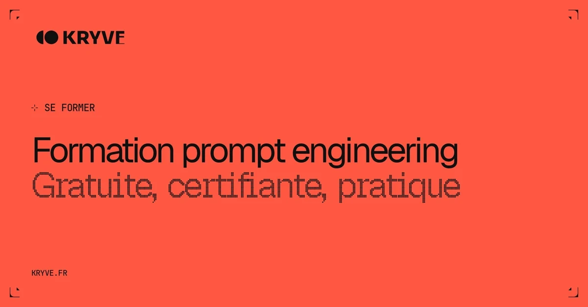 Formation prompt engineering : Gratuite, certifiante, pratique