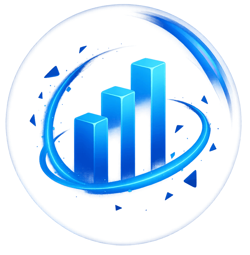 Bar charts 3D image.