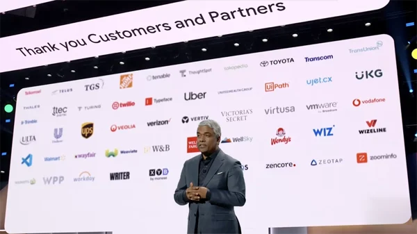 Thomas Kurian thanks Zencore at Google Cloud Next '24