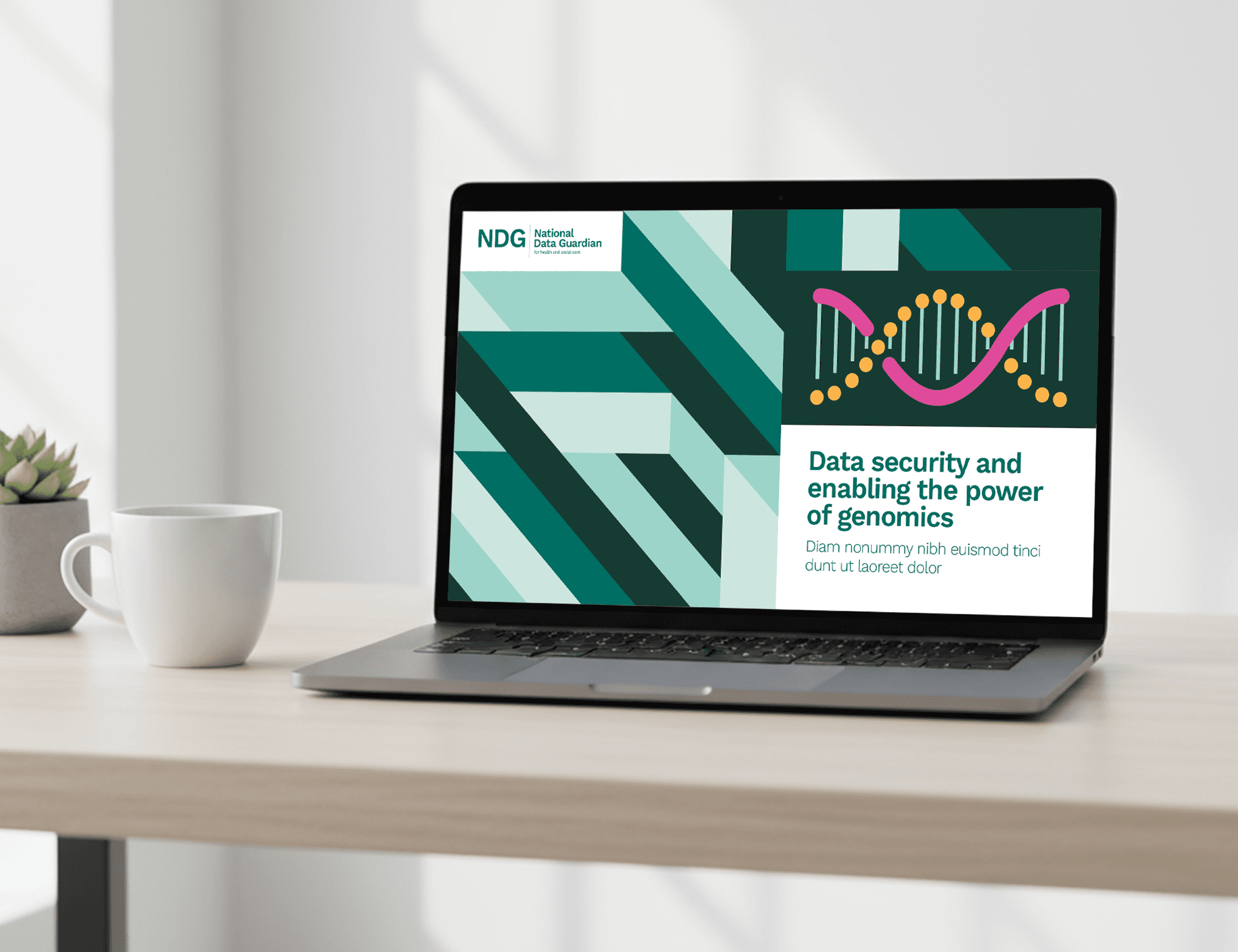 National Data Guardian Brand Identity Powerpoint Presentation