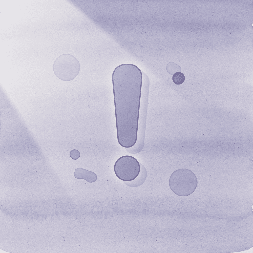 Warning exclamation mark highlighting dissolution filing mistakes