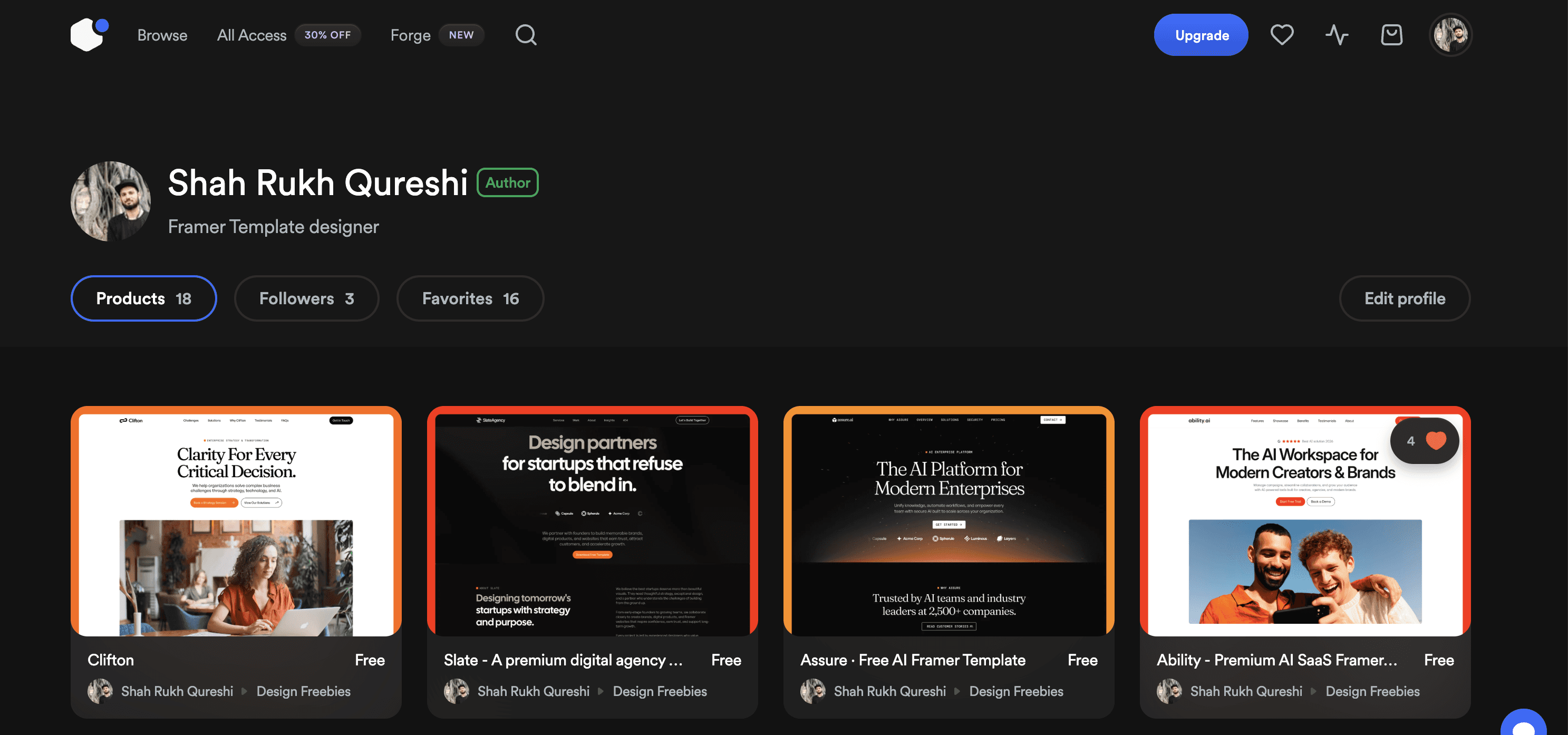 UI8 website