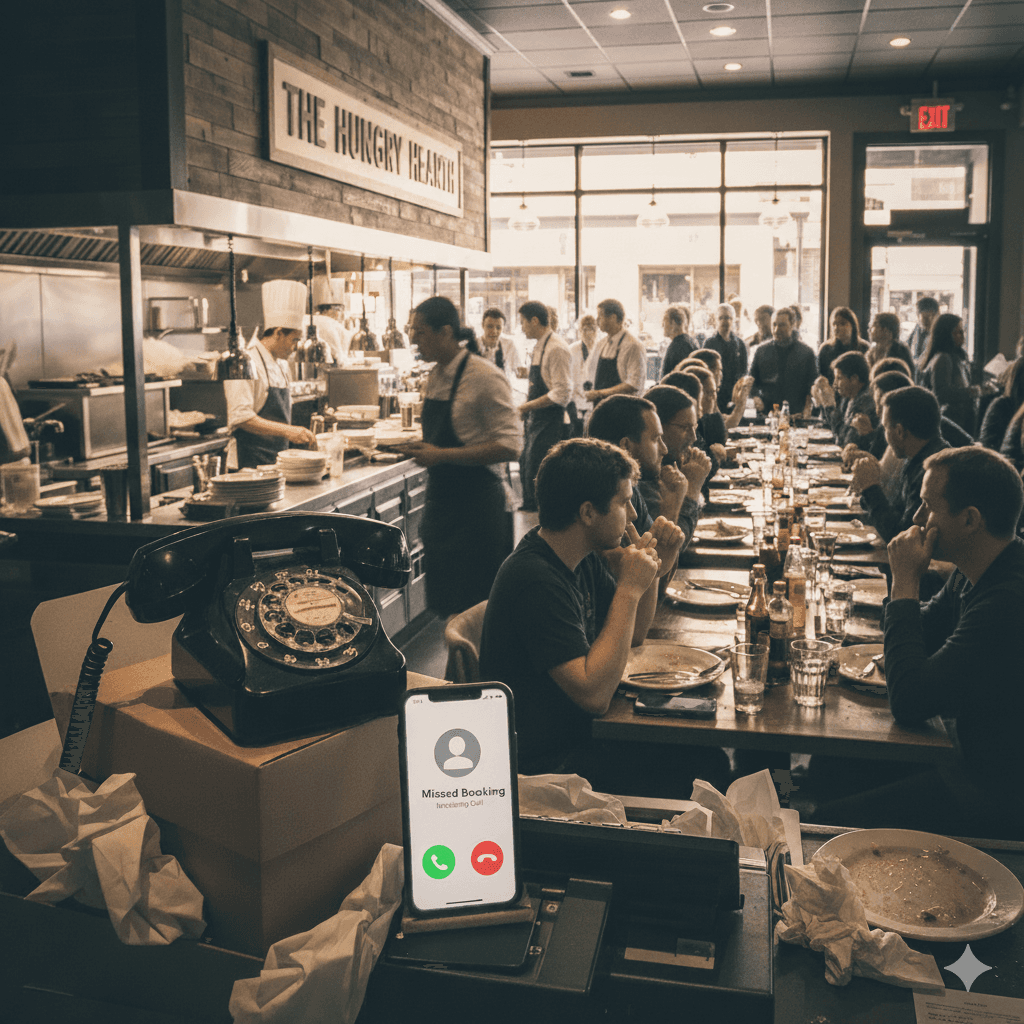 43% of UK restaurant calls go unanswered, costing up to £225K annually. Learn why messaging-only chatbots aren't enough and how voice AI integration captures missed revenue.