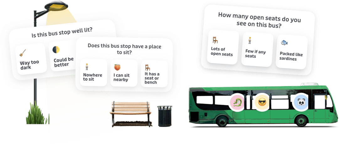 Inform your riders with Transit app