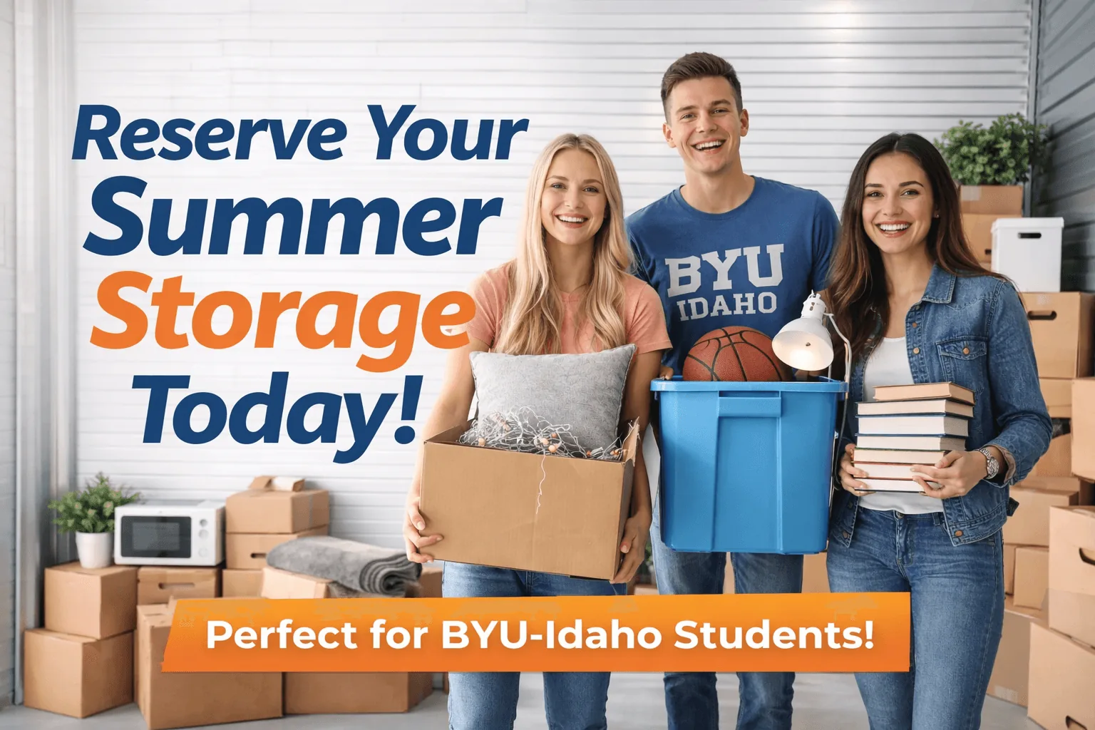 Best storage units for BYU-Idaho students leaving for summer