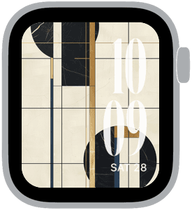 roman salon Apple Watch face preview 3 featuring abstract and modern.