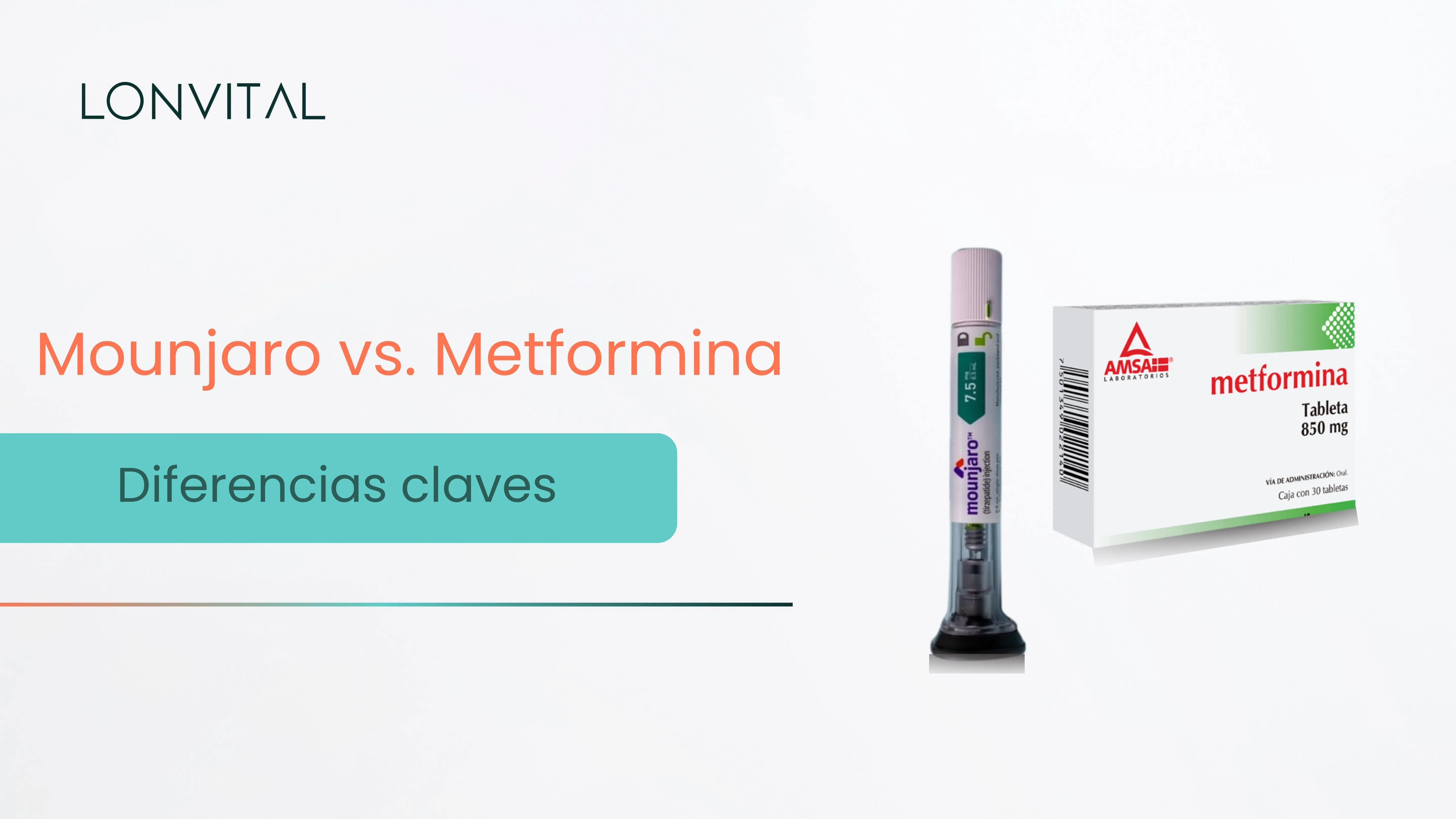 Mounjaro vs Metformin: Diferencias claves