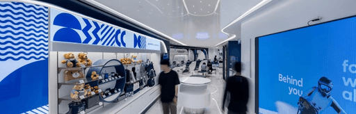 a red building with the name allianz arena on it