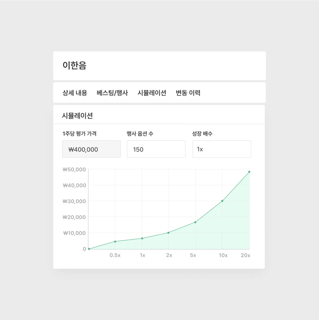 스톡옵션 문의 대응