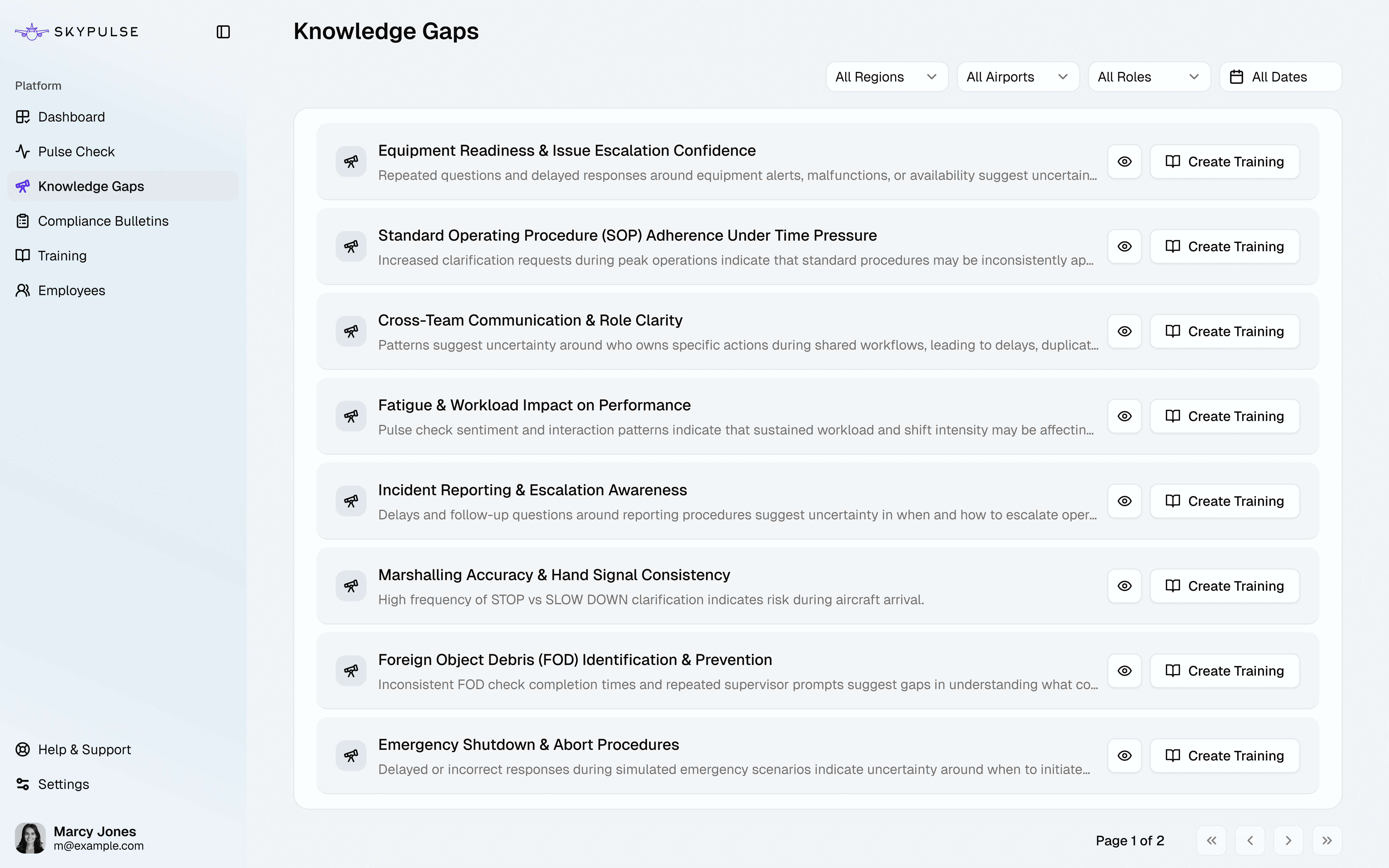 An image of Freelio's budget ui