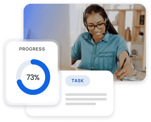 Image of a Virtual Assistnat, administrative assistance and, remote executive assistant
