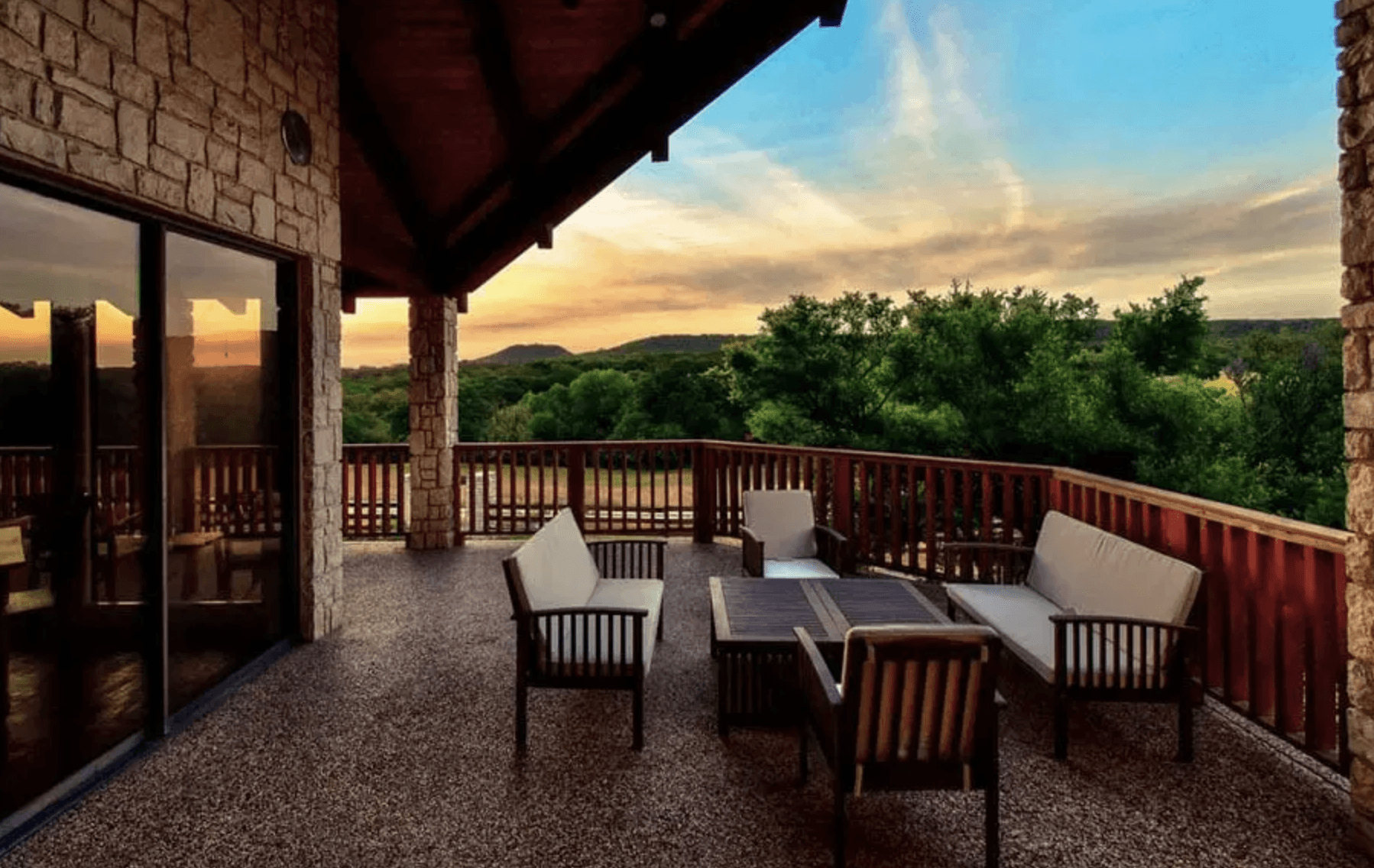 Lodge at Fossil Rim Balcony