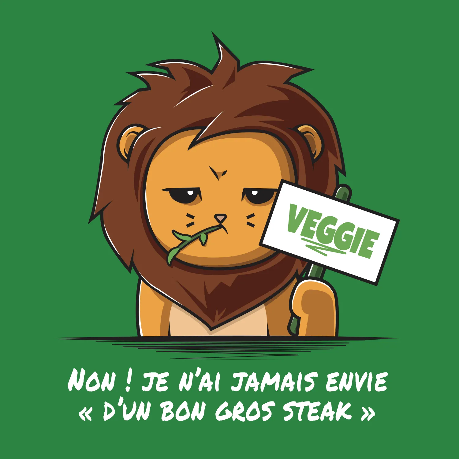 illustration mascotte lion