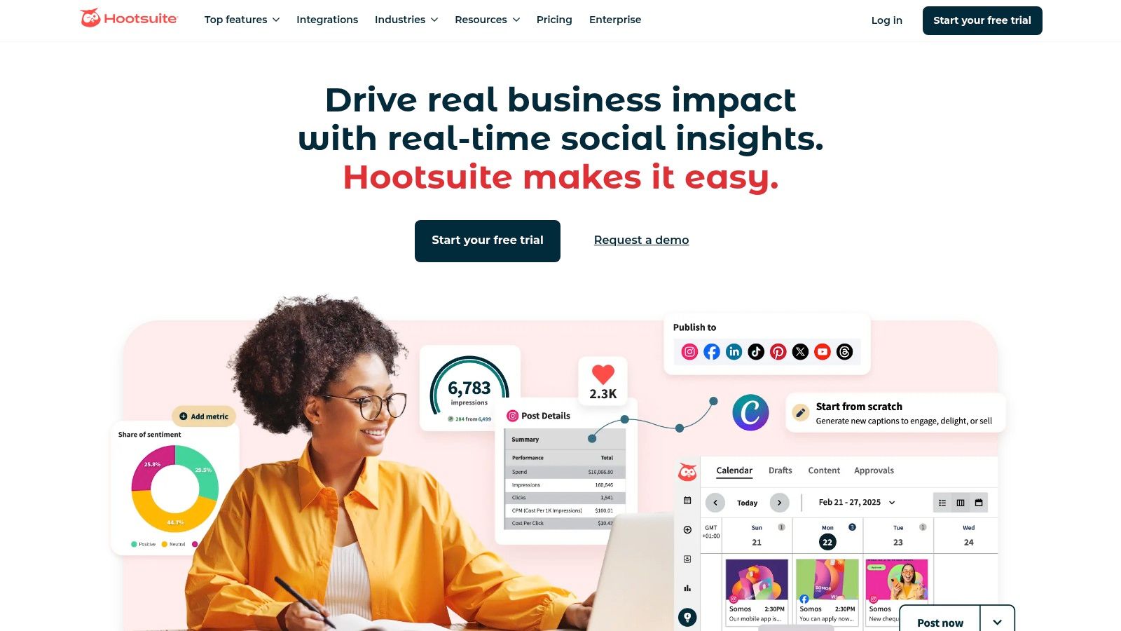 Hootsuite (Insights / Listening powered by Talkwalker)