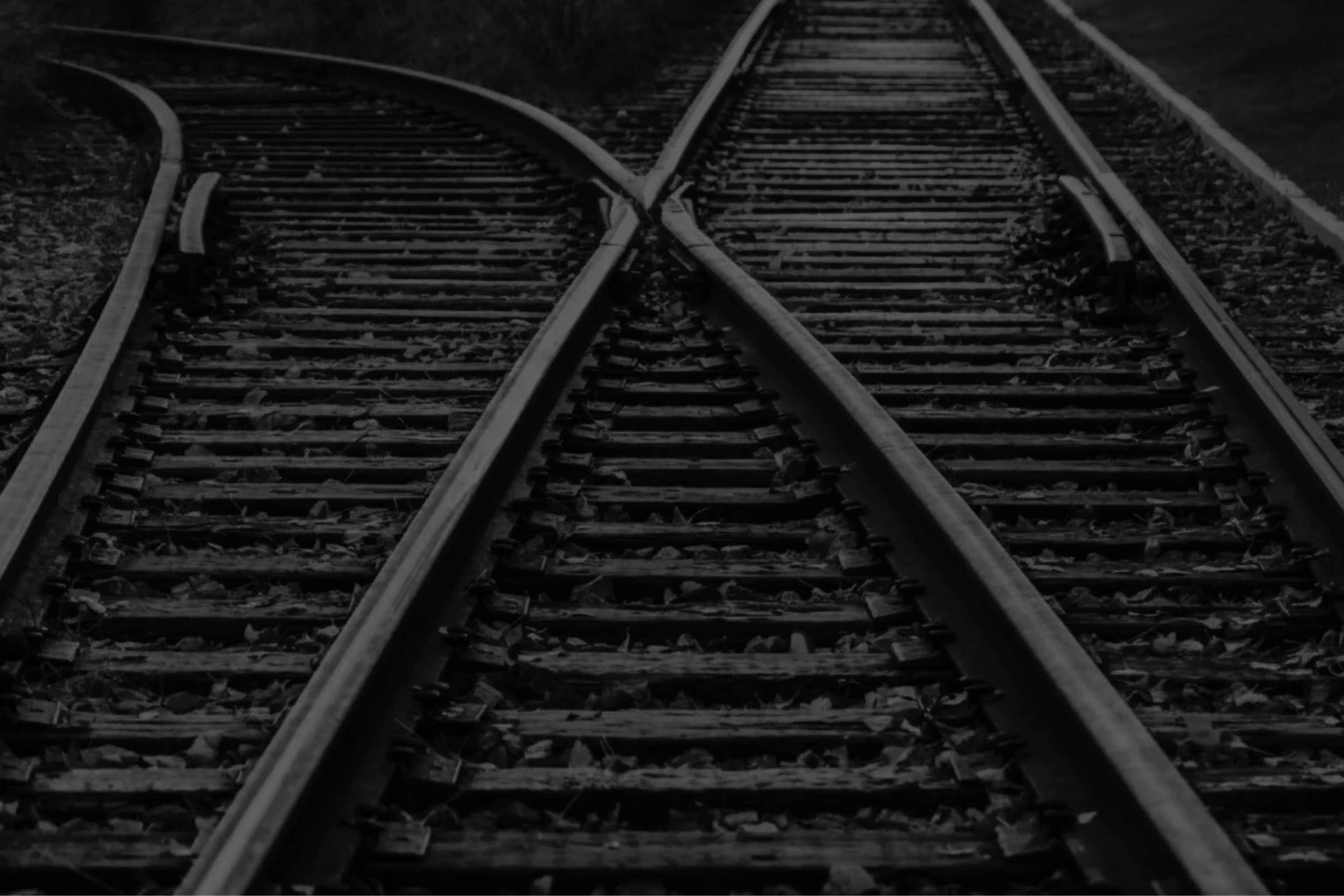trilhos de trem com o texto 'UX metrics'