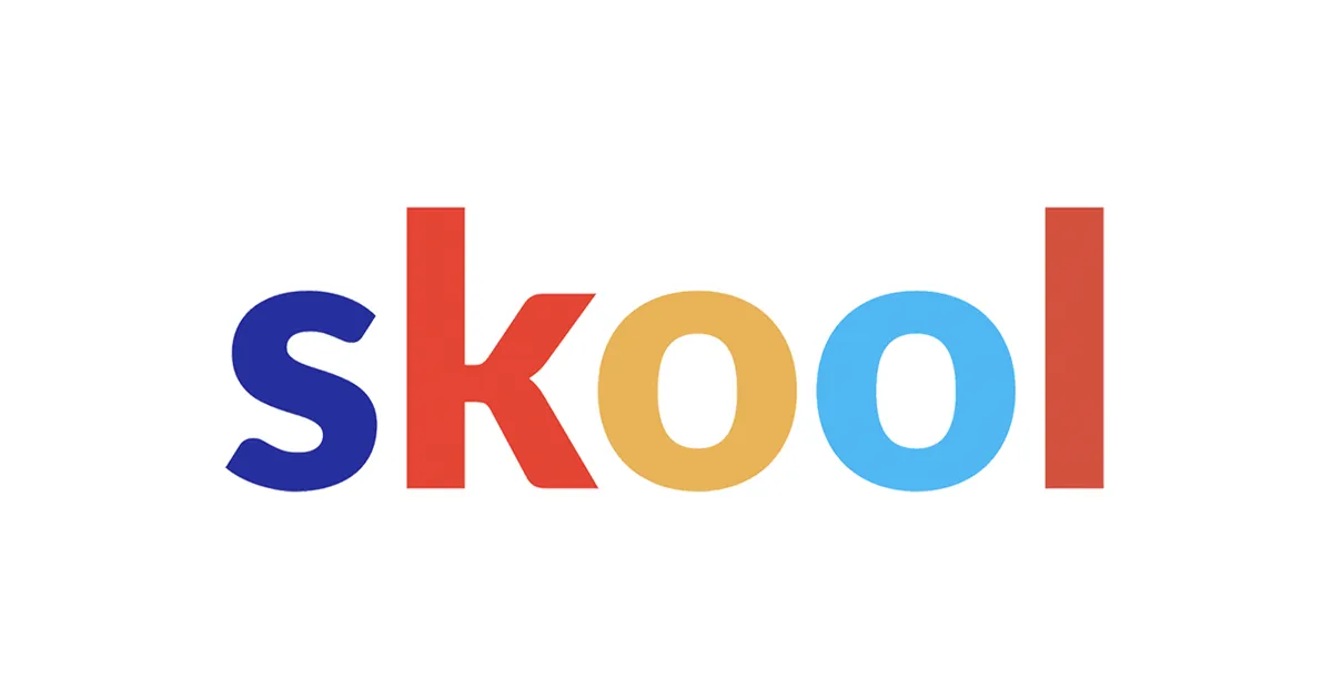 Logo of Skool.com - an online community platform