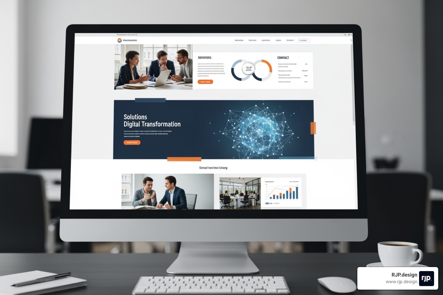 flowchart or roadmap illustrating the redesign process from audit to launch - b2b web redesign
