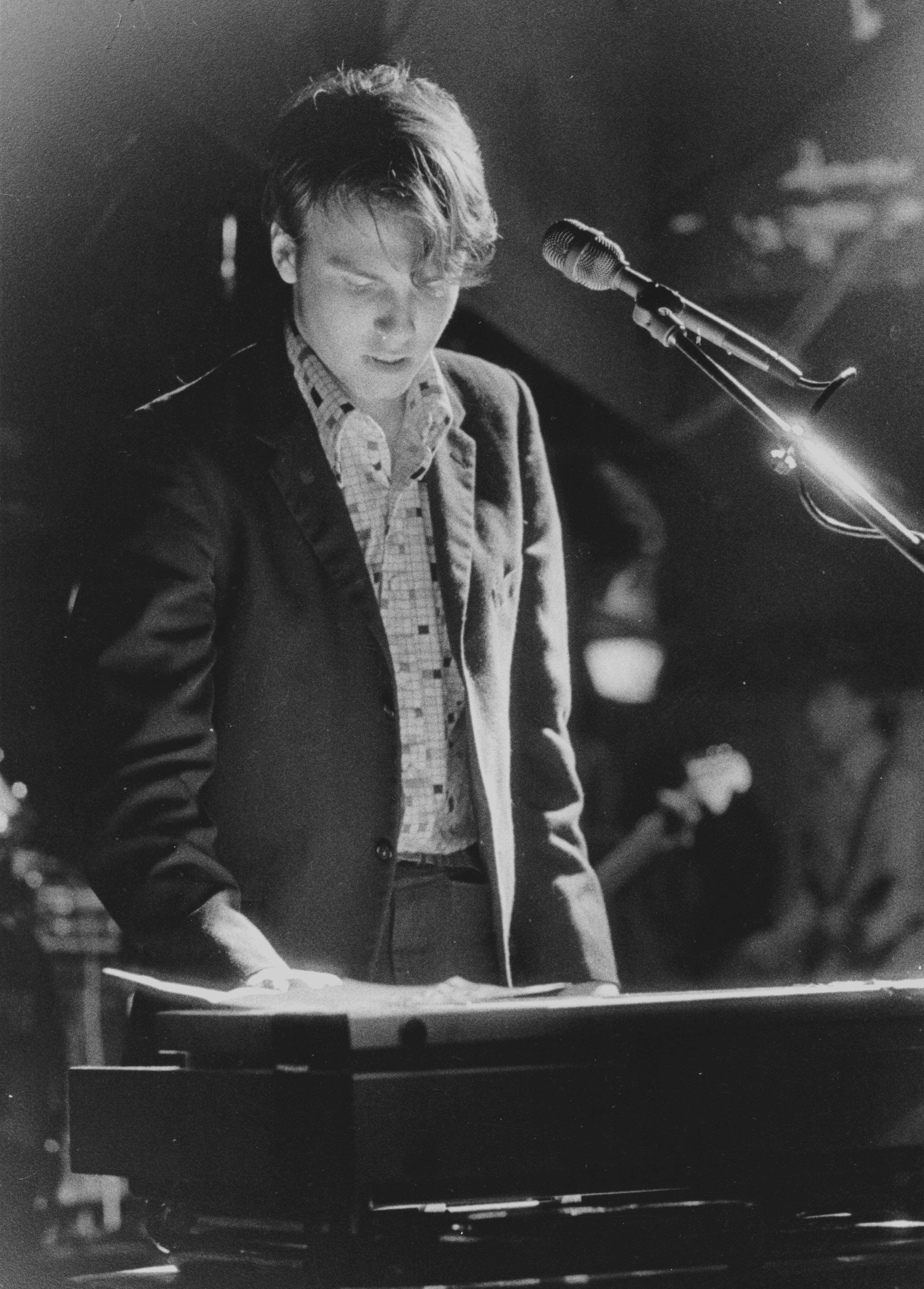 Andrew, playing with The Riptides, 1980