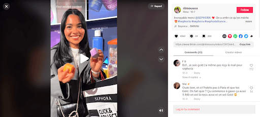 TikTok hyperlocal marketing example