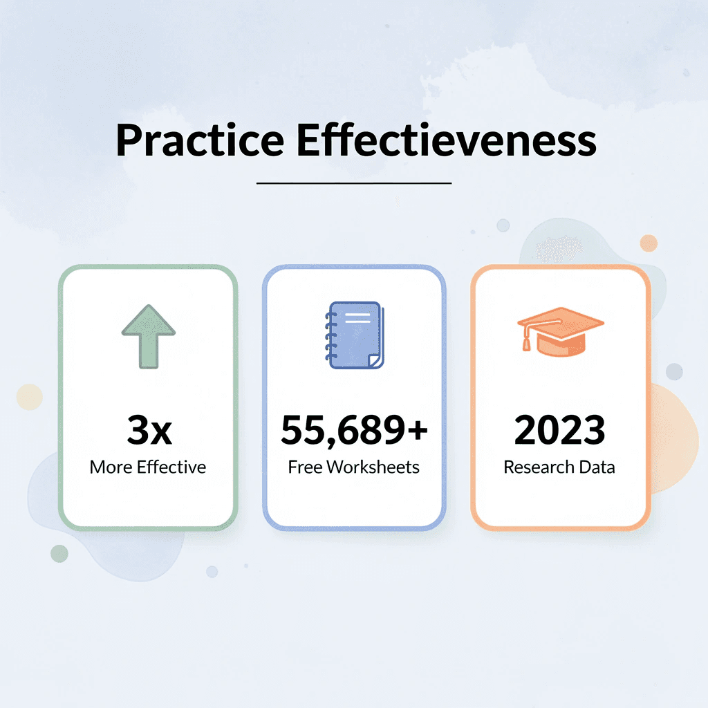 Statistics showing practice effectiveness and available resources