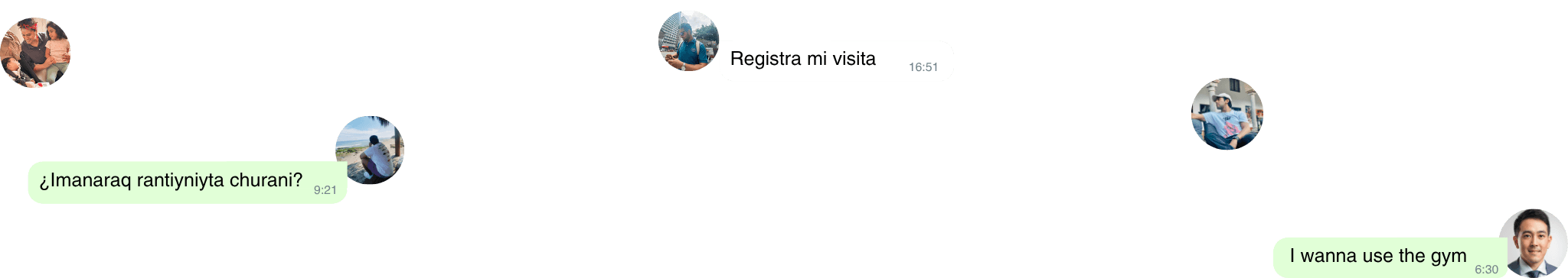 Mensajes de WhatsApp automatizados por IA para registrar visitas, resolver incidencias y enviar recordatorios en edificios, usando Domus AI
