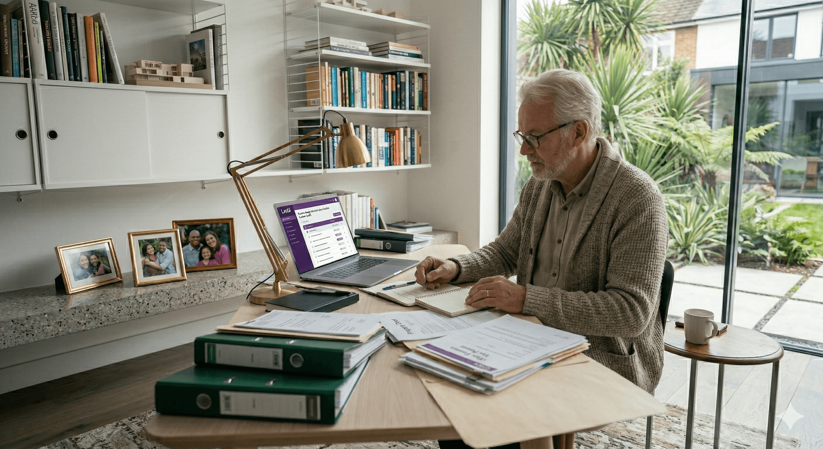 Brian using Lastli's tools