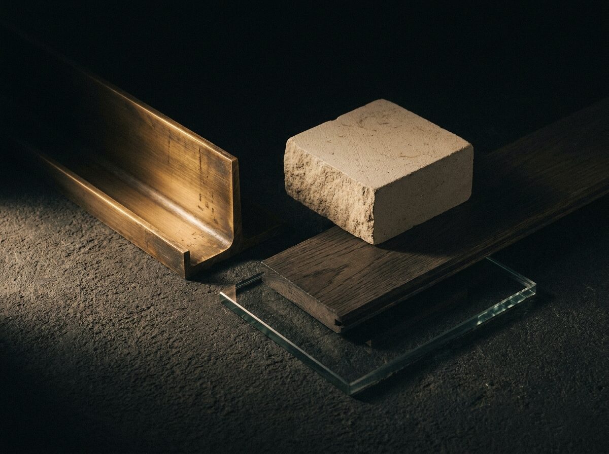 The material samples, as issued to the contractor