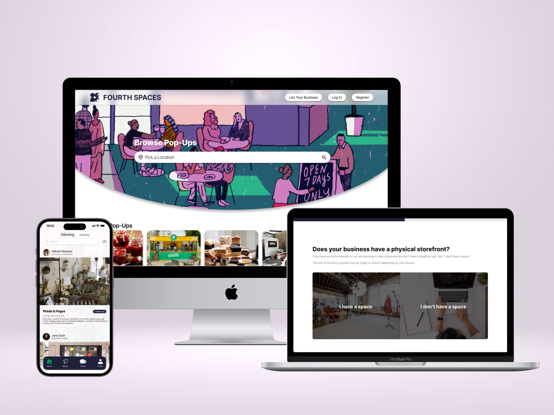 UI Mock-ups - My Dao Designer Portfolio