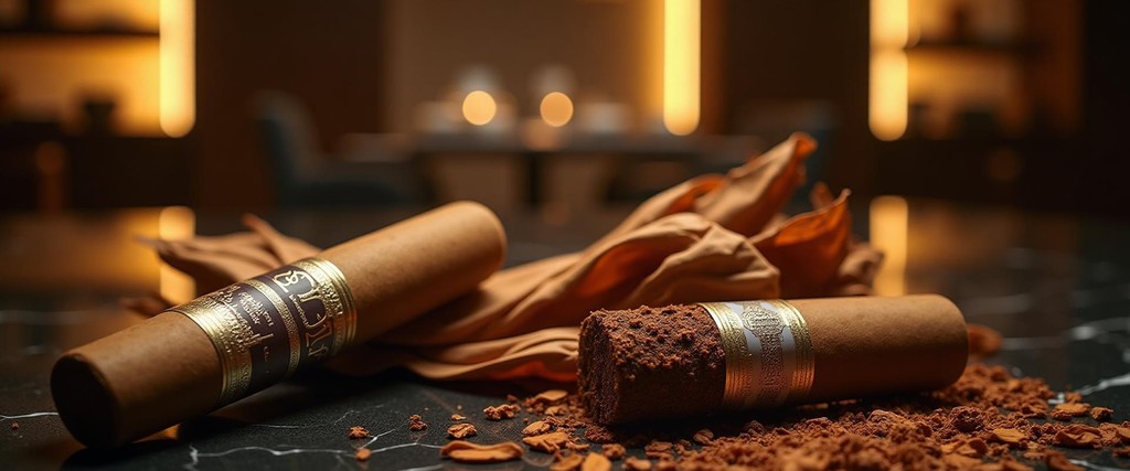Handmade cigarettes.