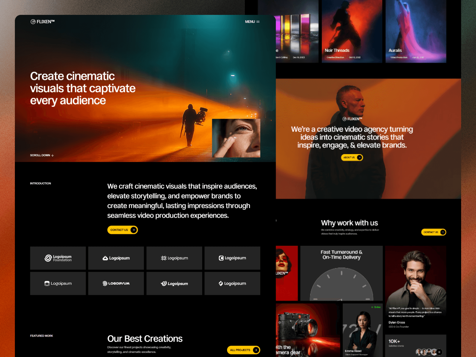 Flixen Framer Agency Template