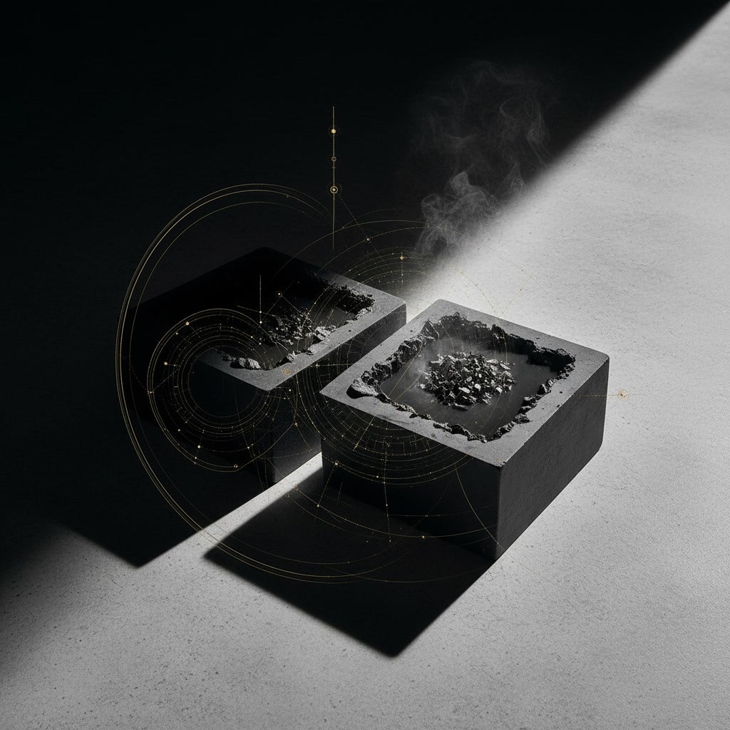 Casting a surface that remembers heat