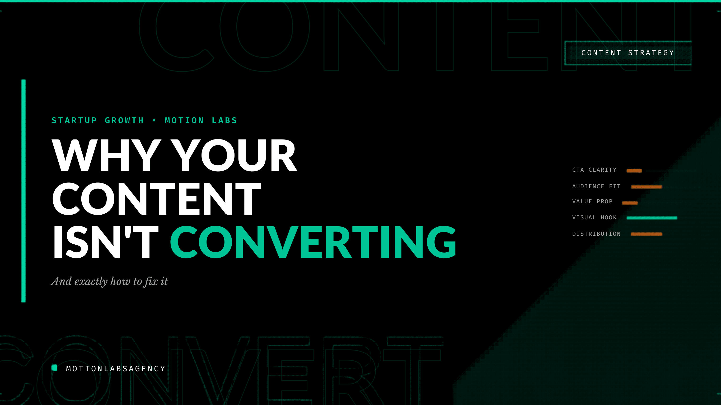 Why Your Startup's Content Isn't Converting 