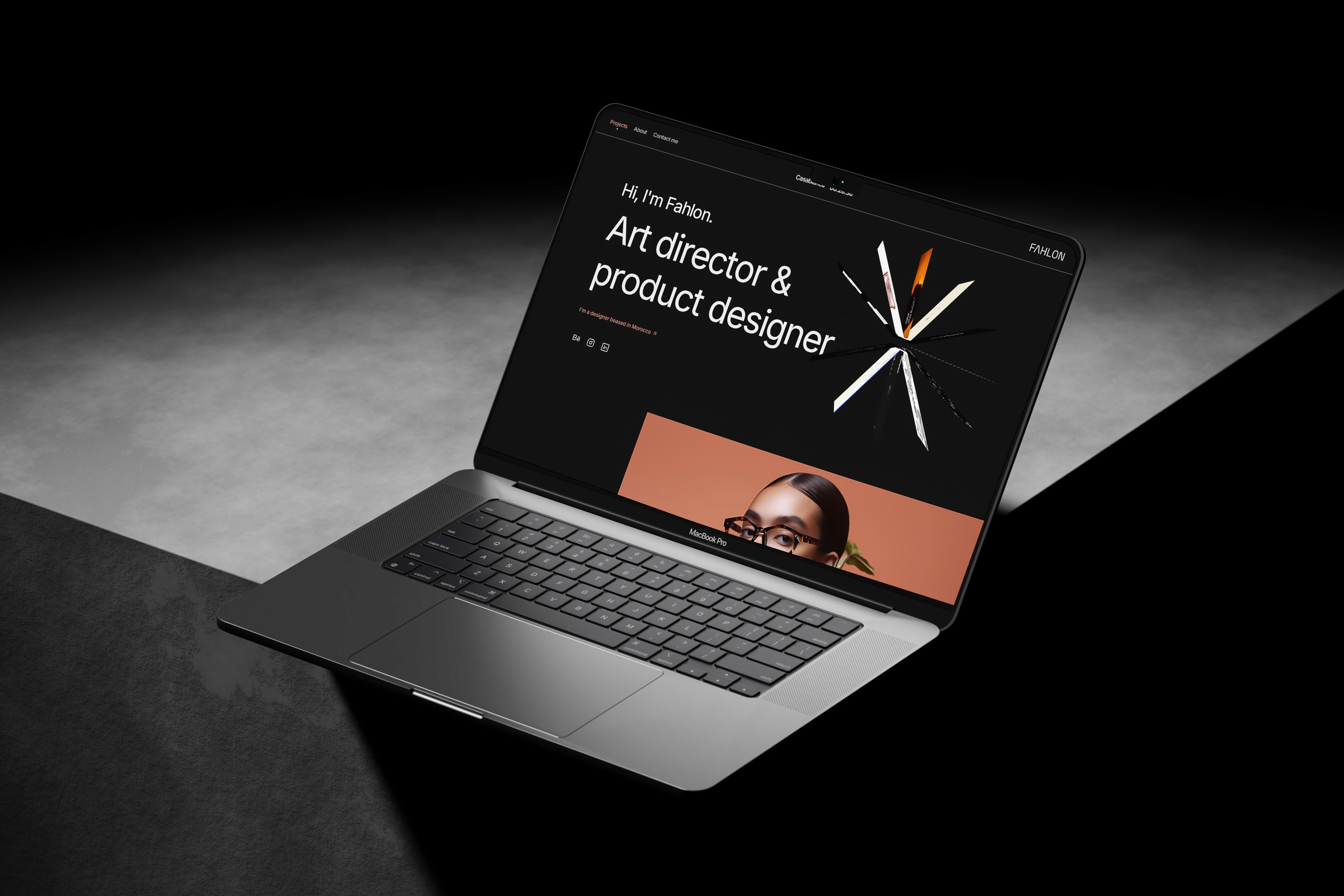 FAHLON — A sleek portfolio for creatives