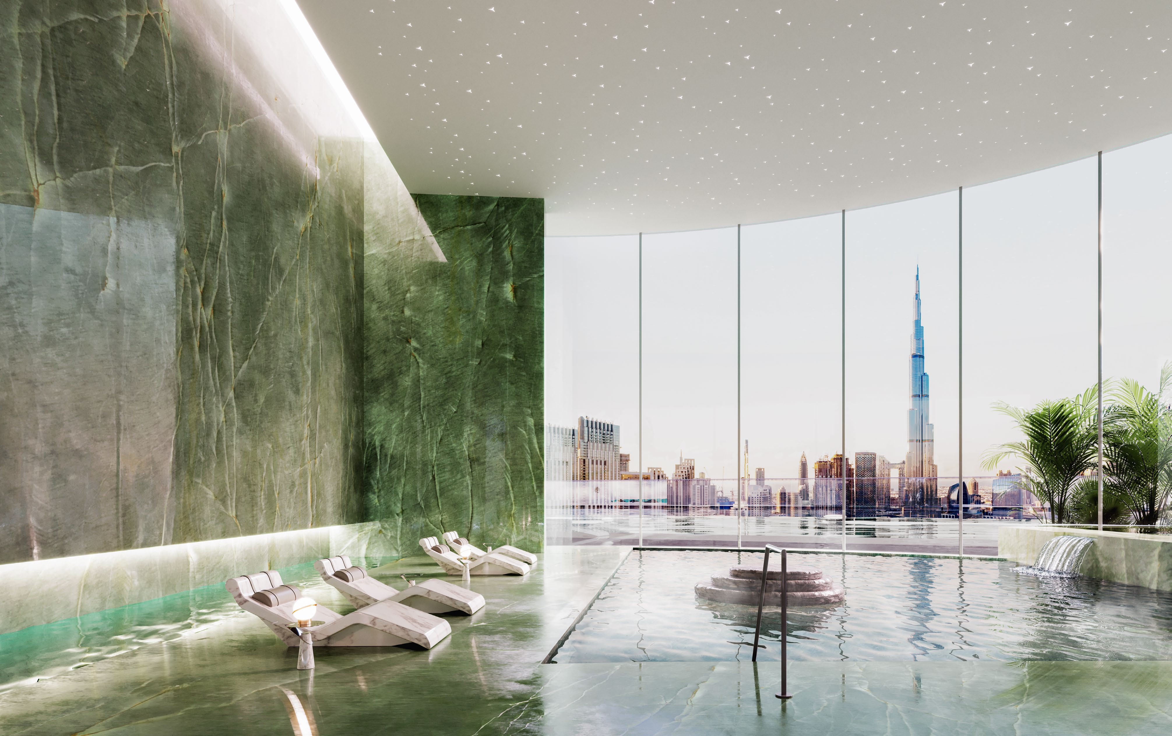 Duplex Penthouse floor plan — Mercedes-Benz Vision EQ Silver Arrow residence by Binghatti, promoted by Tylt Real Estate for crypto property buyers.