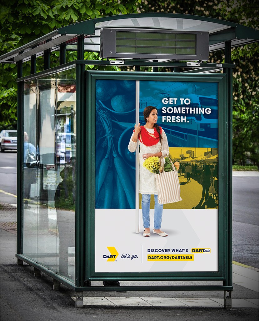 bus shelter poster ad campaign